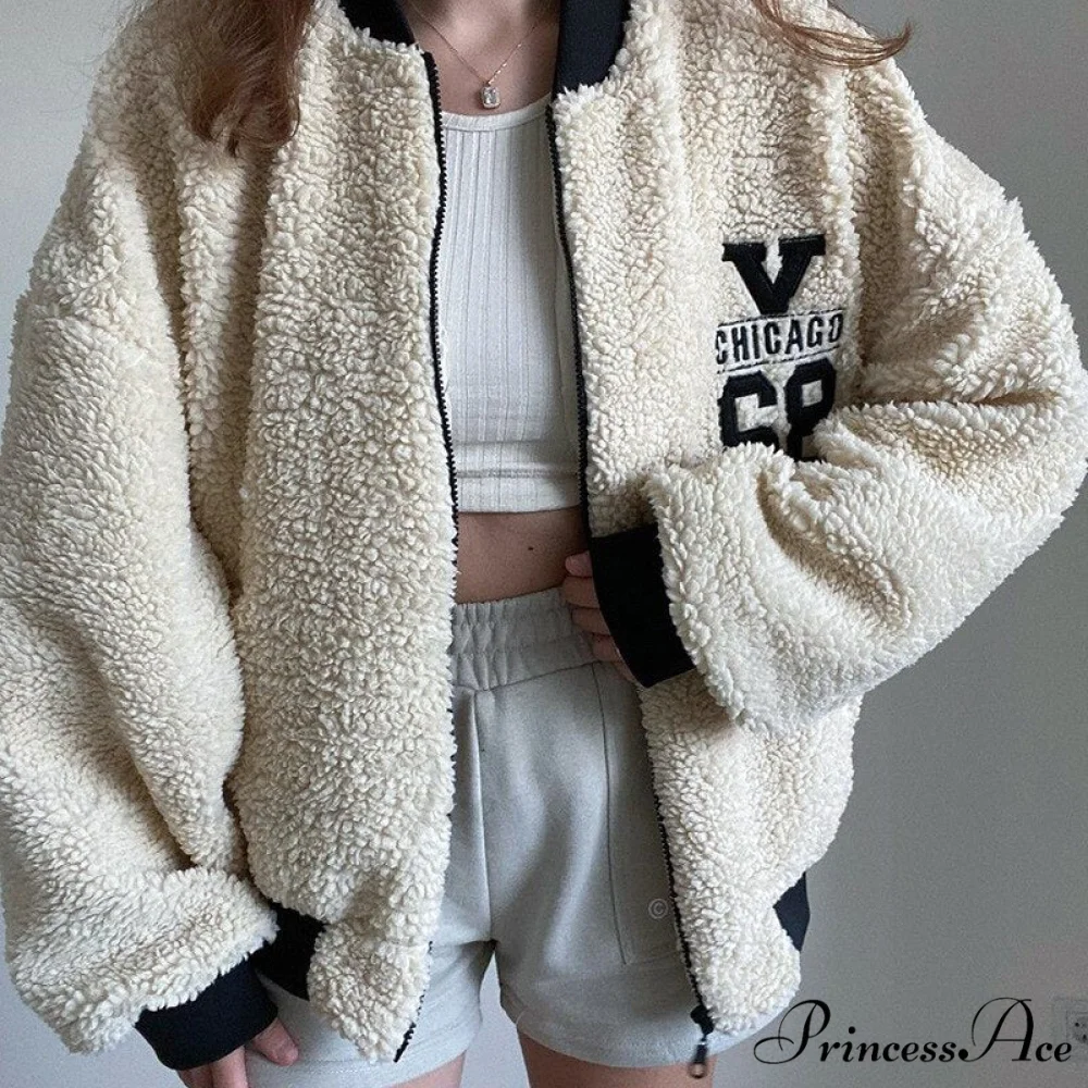 Y2k Green Print Fashion Baseball Jacket - Image 13