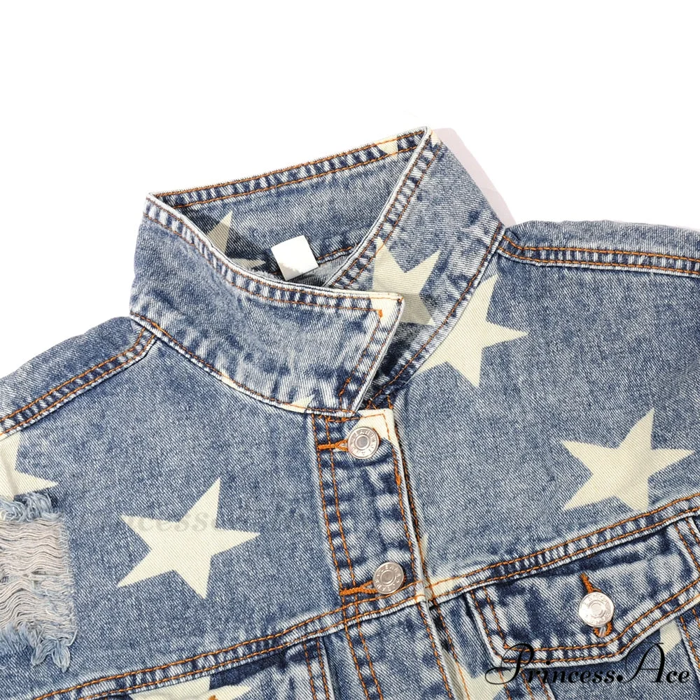 Oversized Blue Denim Jacket - Image 3