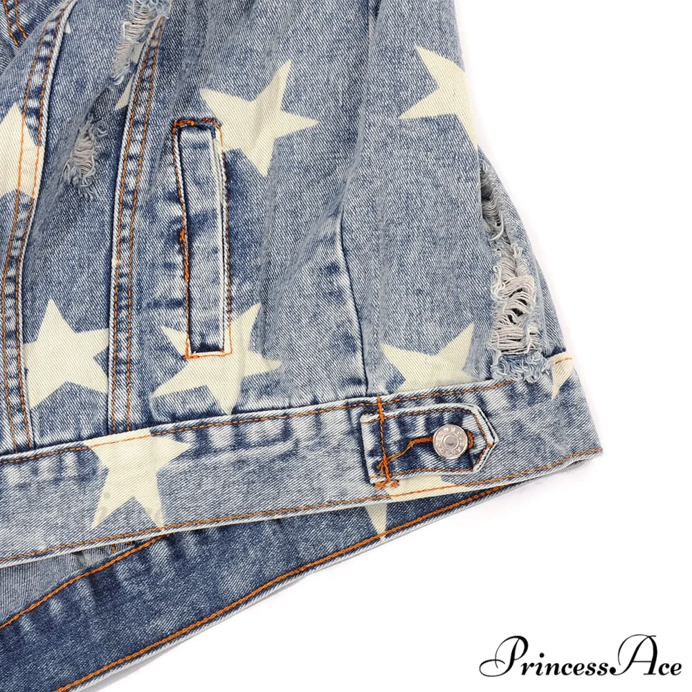 Oversized Blue Denim Jacket - Image 5