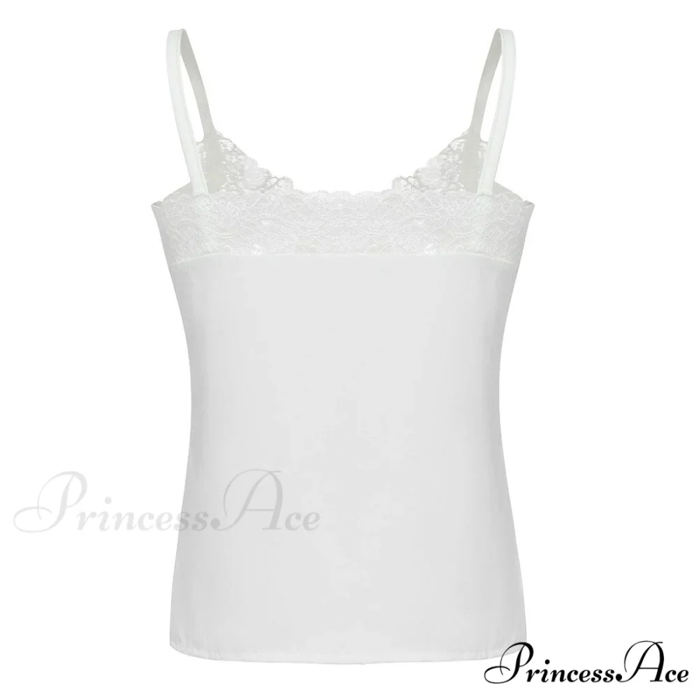 Spaghetti Strap Top Lace Cami - Image 2