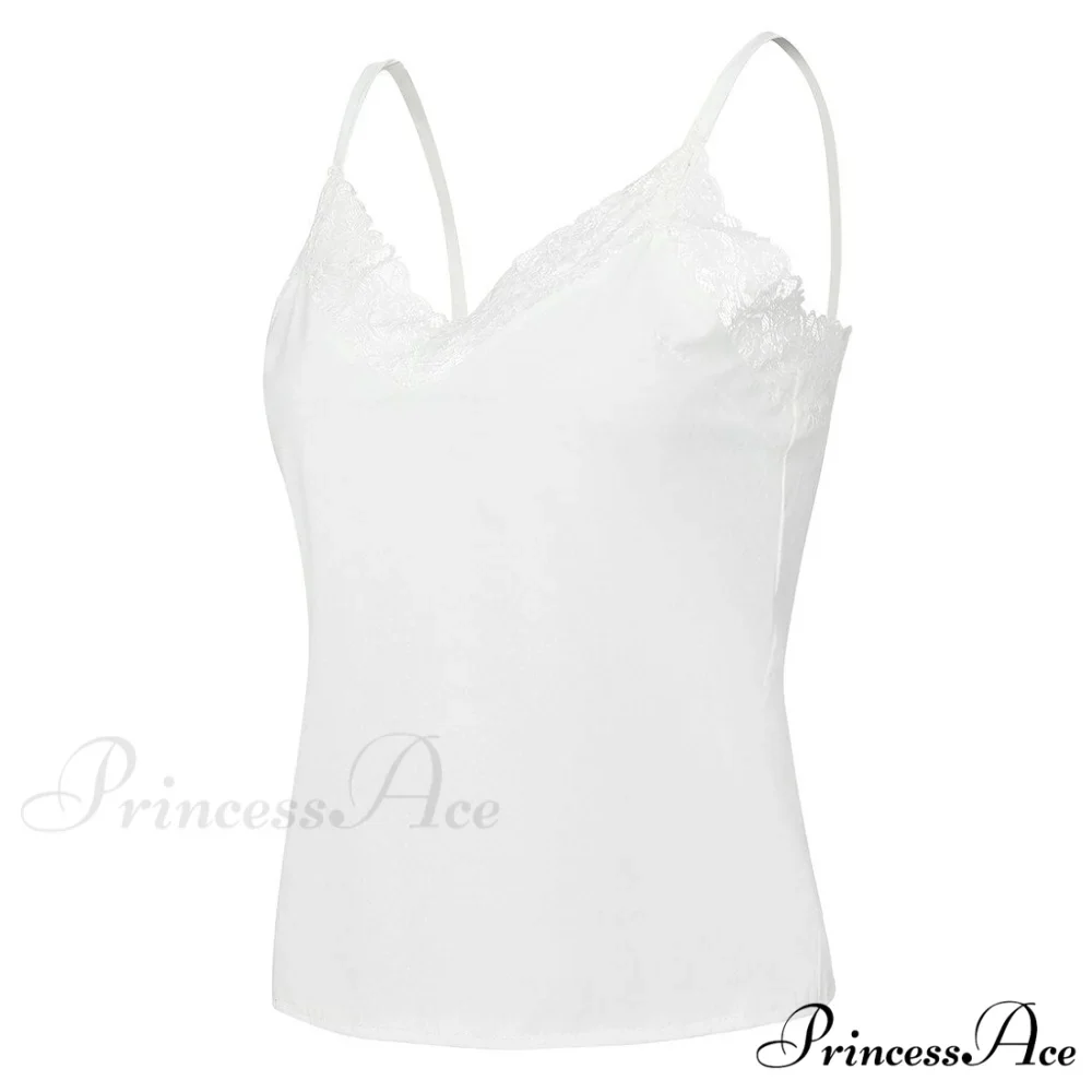 Spaghetti Strap Top Lace Cami - Image 3
