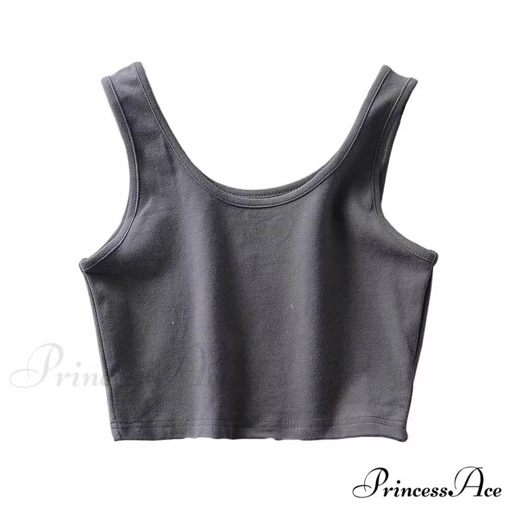 White Cute Short Crop Tops - Image 13