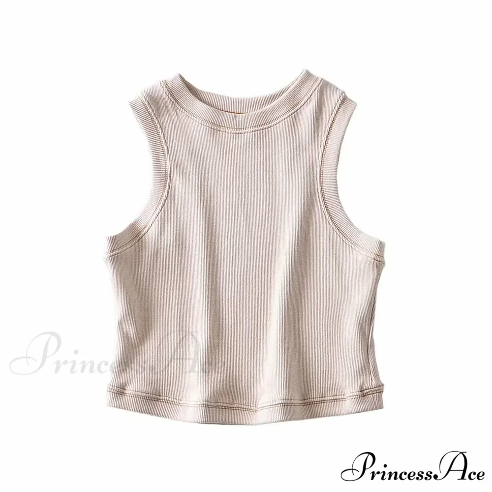 White Cute Short Crop Tops - Image 2