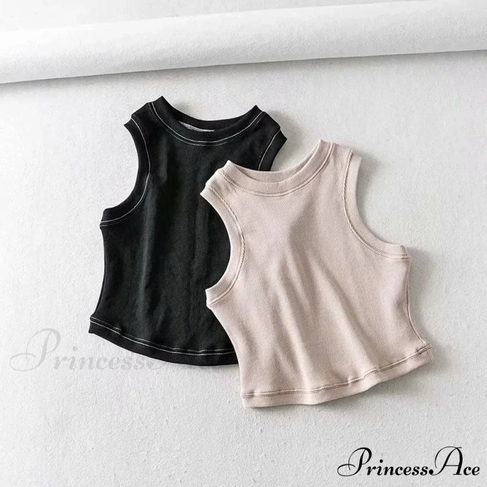 White Cute Short Crop Tops - Image 3