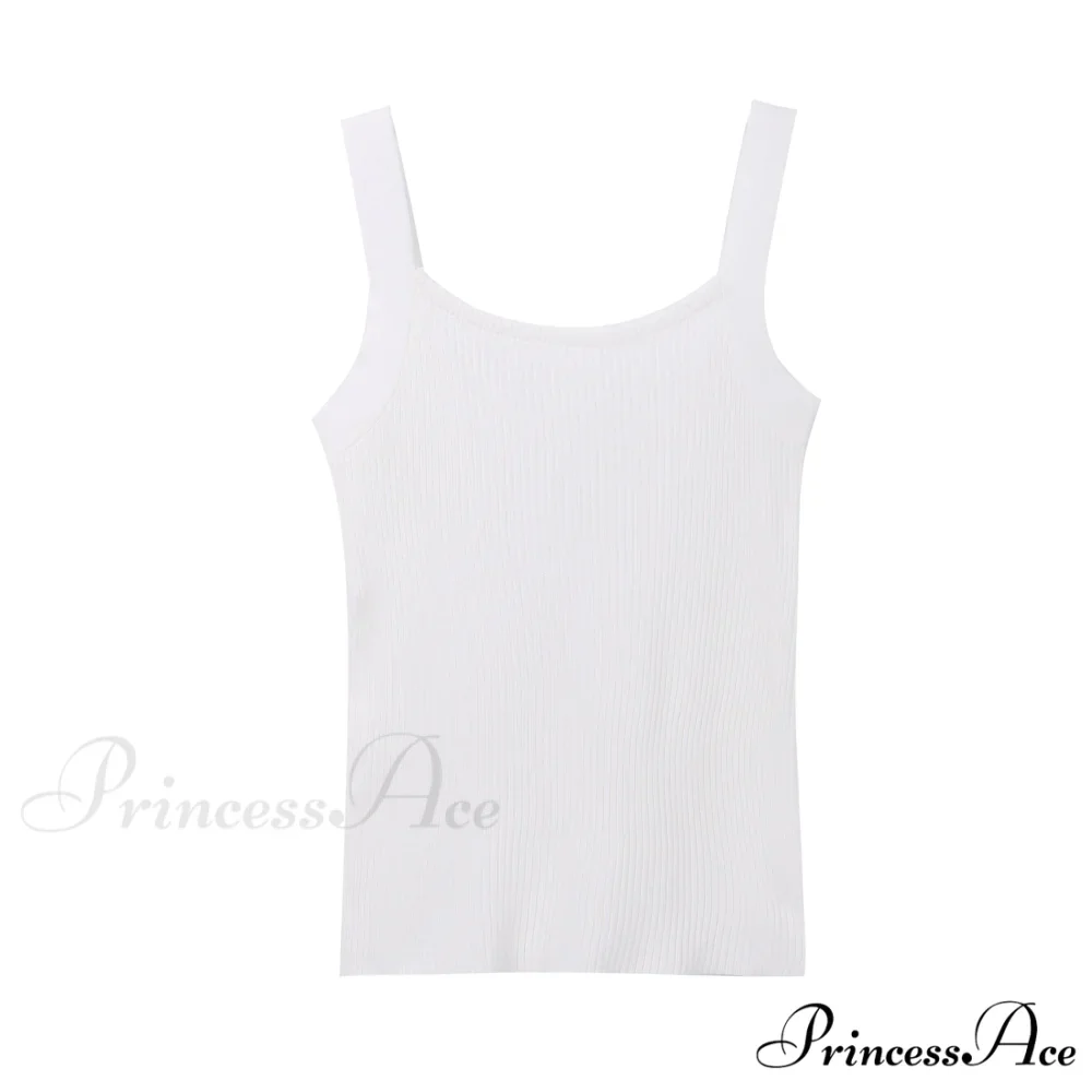 Plain Knitted Tank Tops - Image 5