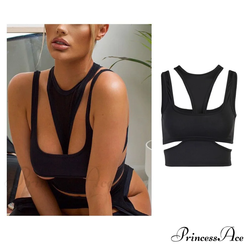 Backless Sleeveless Spaghetti Strap Halter Camis - Image 12