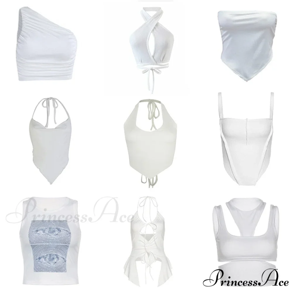 Backless Sleeveless Spaghetti Strap Halter Camis - Image 4