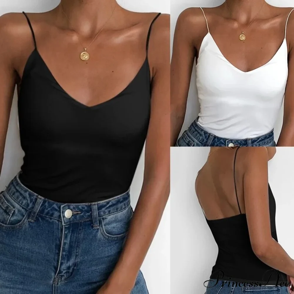 Satin Thin Solid Camis - Image 3