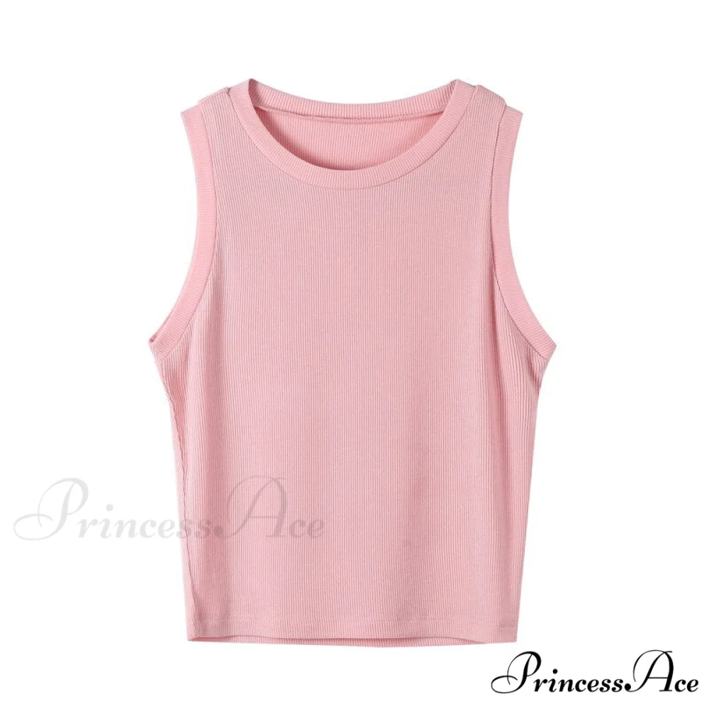 Knitted Ribbed Solid Vest - Image 6