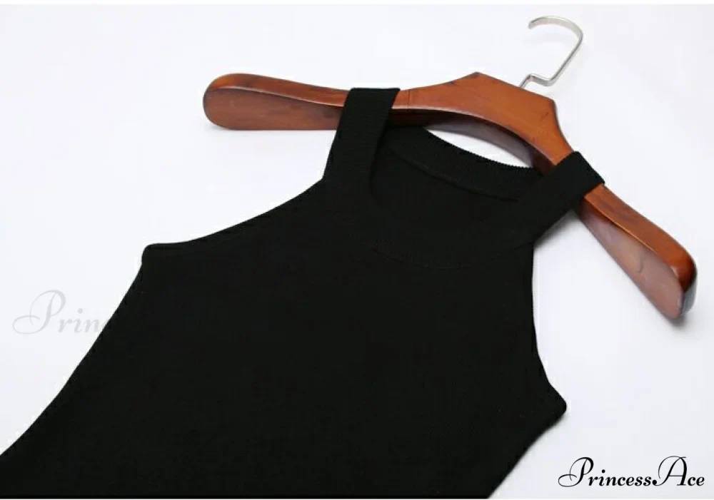 Slim Knitting Halter Camisole Tops - Image 7