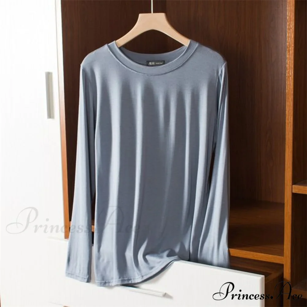 Elastic Long Sleeve Bottomed T-shirt - Image 10