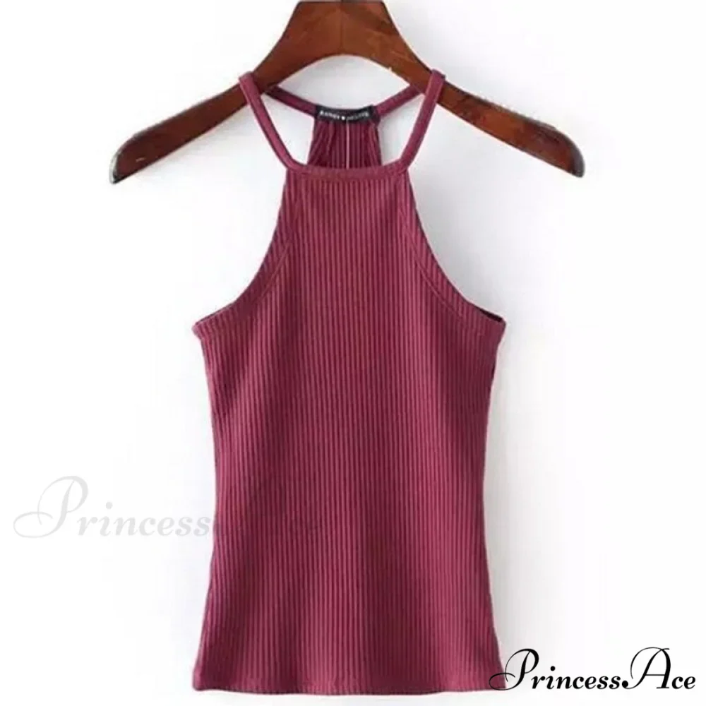 Casual Knit Basic Tank Top - Image 12