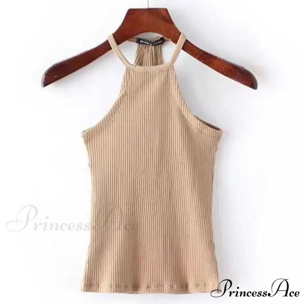 Casual Knit Basic Tank Top - Image 3