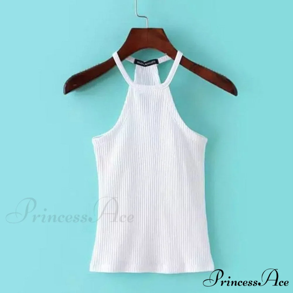Casual Knit Basic Tank Top - Image 4