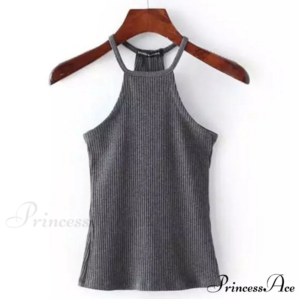 Casual Knit Basic Tank Top - Image 5