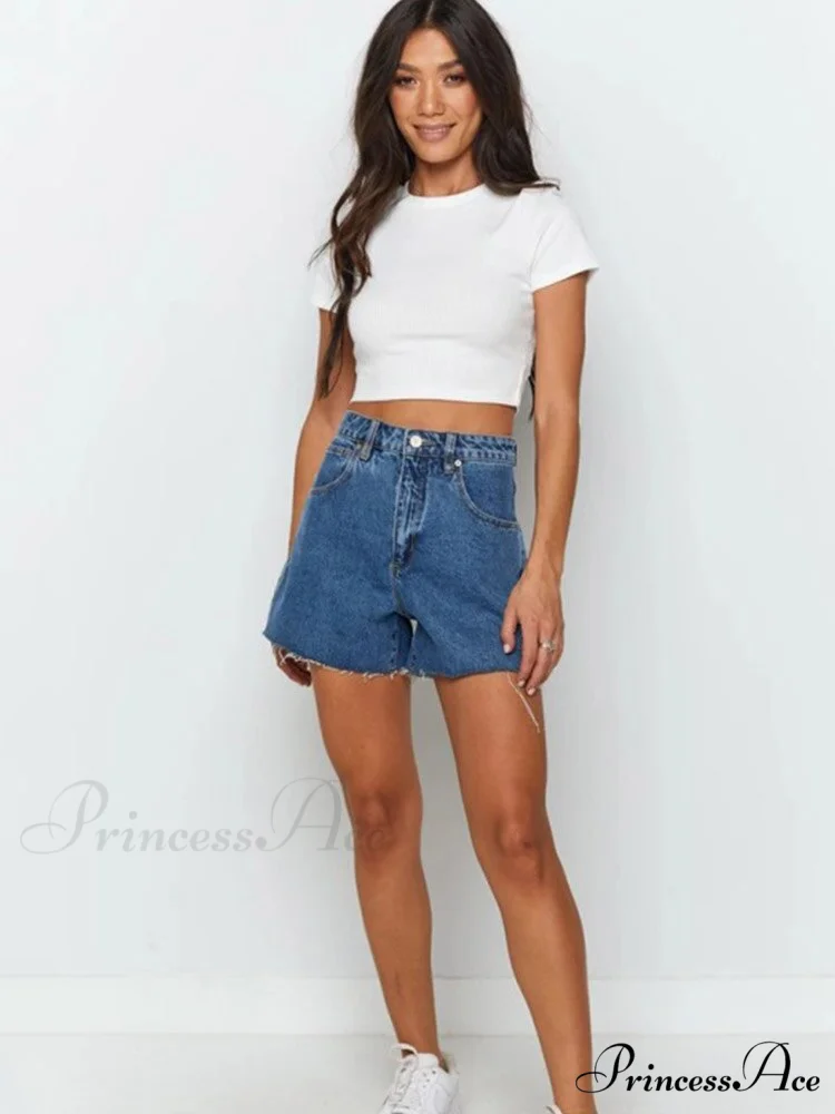 O Neck Knit White Crop Top - Image 5