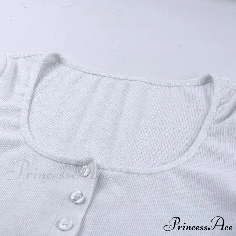 Corset Skinny Knitted Tee - Image 4