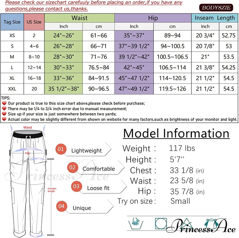 Loose Cropped Capris Cargo Joggers Pants Harem Sweatpants - Image 4