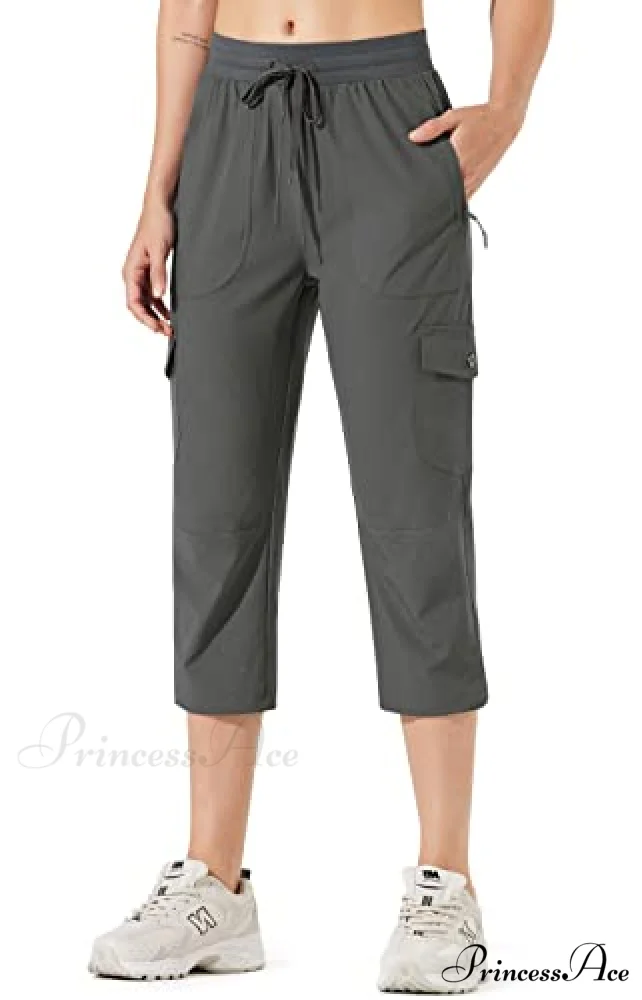 Hiking Cargo Joggers Pants Lightweight Quick Dry Capris Golf Pants - Image 11