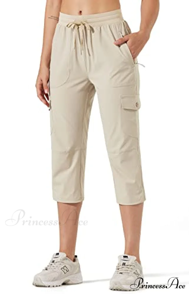 Hiking Cargo Joggers Pants Lightweight Quick Dry Capris Golf Pants - Image 13