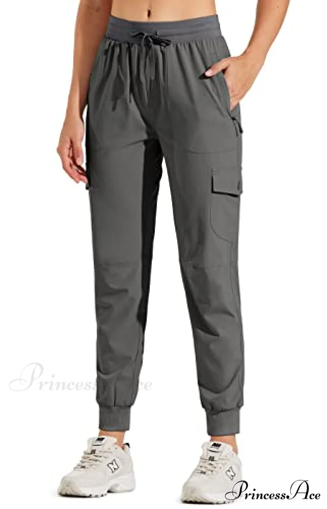 Hiking Cargo Joggers Pants Lightweight Quick Dry Capris Golf Pants - Image 14