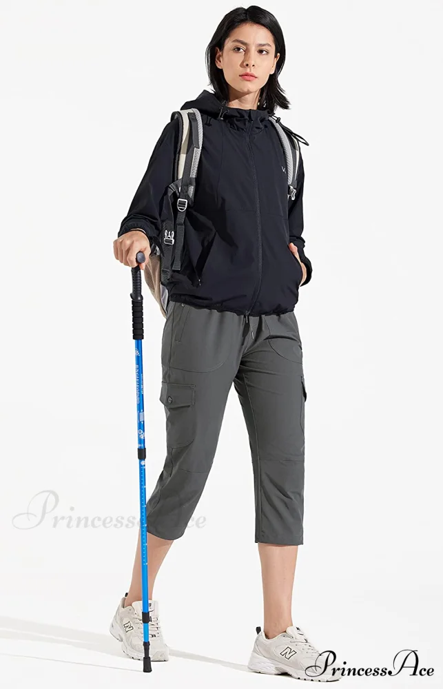 Hiking Cargo Joggers Pants Lightweight Quick Dry Capris Golf Pants - Image 16