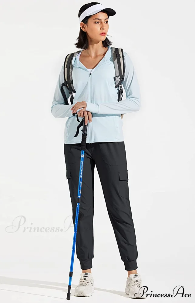 Hiking Cargo Joggers Pants Lightweight Quick Dry Capris Golf Pants - Image 18