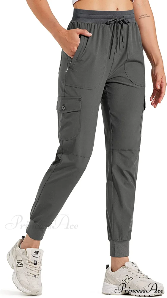 Hiking Cargo Joggers Pants Lightweight Quick Dry Capris Golf Pants - Image 19