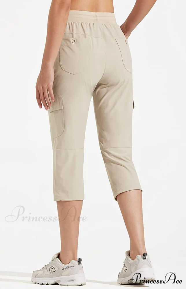 Hiking Cargo Joggers Pants Lightweight Quick Dry Capris Golf Pants - Image 2