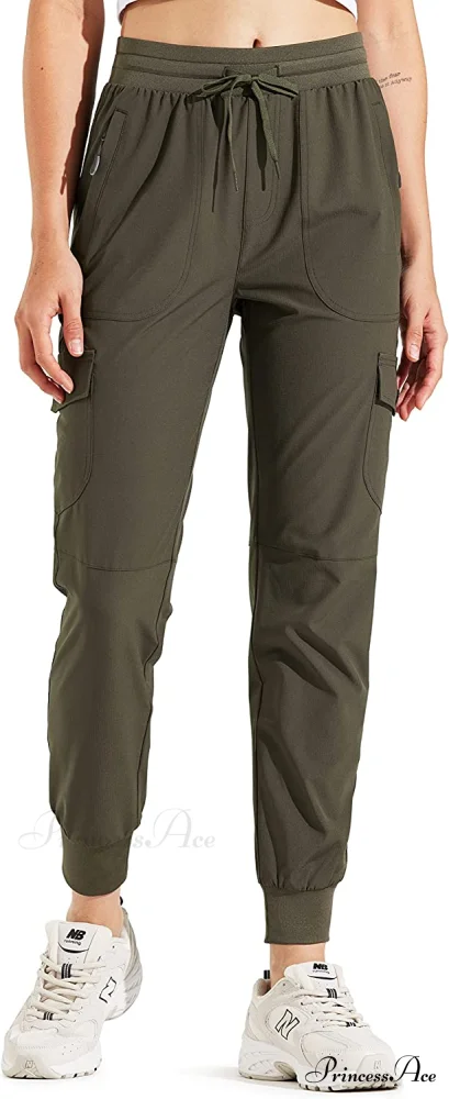 Hiking Cargo Joggers Pants Lightweight Quick Dry Capris Golf Pants - Image 20