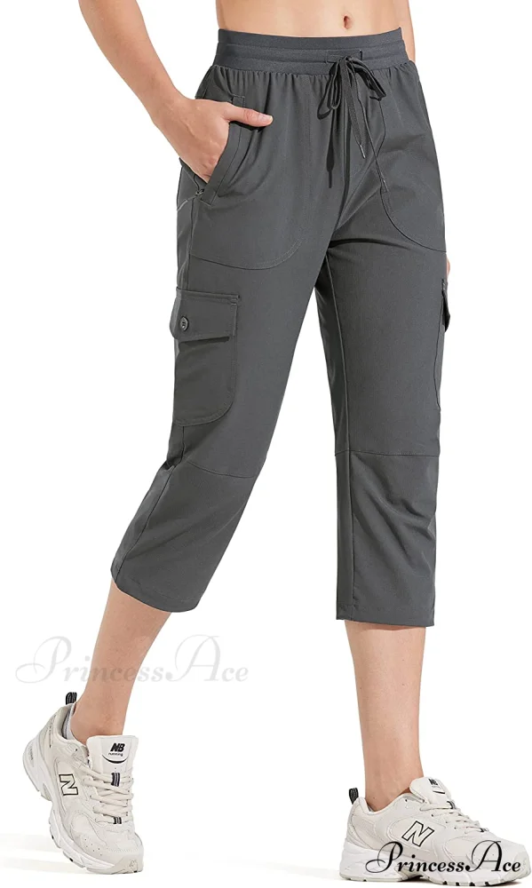 Hiking Cargo Joggers Pants Lightweight Quick Dry Capris Golf Pants - Image 21