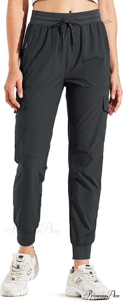 Hiking Cargo Joggers Pants Lightweight Quick Dry Capris Golf Pants - Image 23