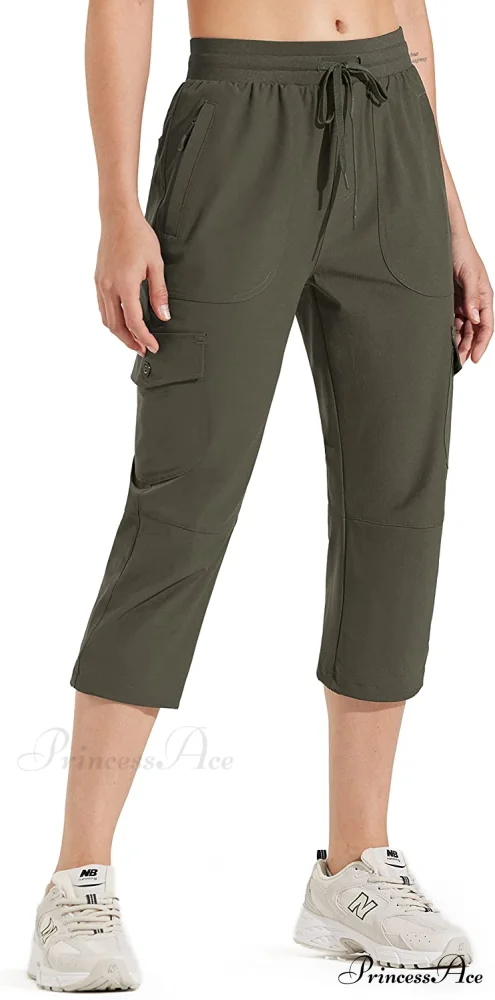 Hiking Cargo Joggers Pants Lightweight Quick Dry Capris Golf Pants - Image 29