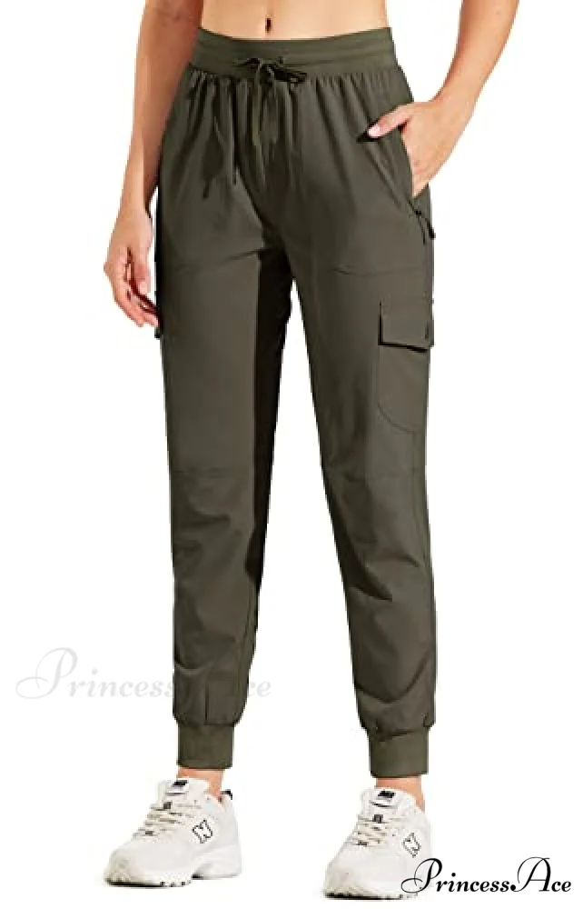 Hiking Cargo Joggers Pants Lightweight Quick Dry Capris Golf Pants - Image 7