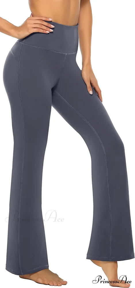 Bootcut High Waist Workout Bootleg Yoga Pants - Image 11