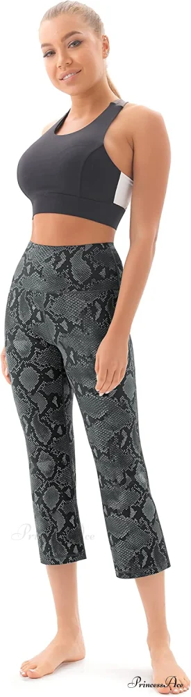 Bootcut High Waist Workout Bootleg Yoga Pants - Image 14