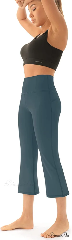 Bootcut High Waist Workout Bootleg Yoga Pants - Image 19
