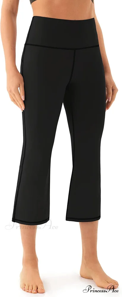 Bootcut High Waist Workout Bootleg Yoga Pants - Image 2