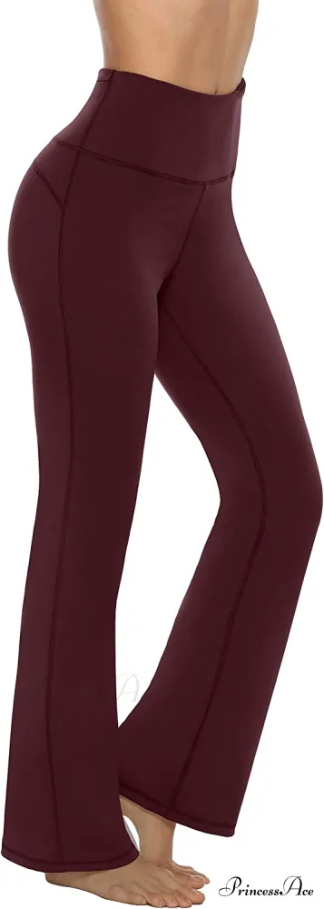 Bootcut High Waist Workout Bootleg Yoga Pants - Image 28