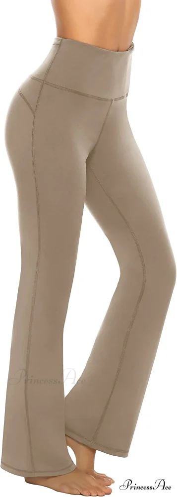 Bootcut High Waist Workout Bootleg Yoga Pants - Image 29