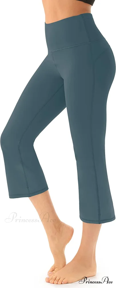 Bootcut High Waist Workout Bootleg Yoga Pants - Image 31