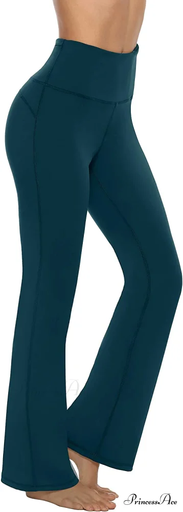 Bootcut High Waist Workout Bootleg Yoga Pants - Image 33