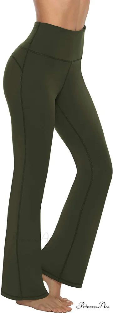 Bootcut High Waist Workout Bootleg Yoga Pants - Image 34