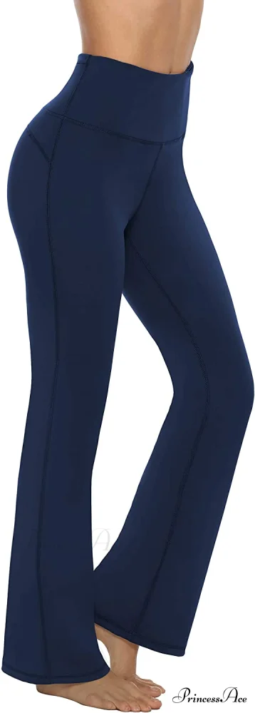 Bootcut High Waist Workout Bootleg Yoga Pants - Image 35