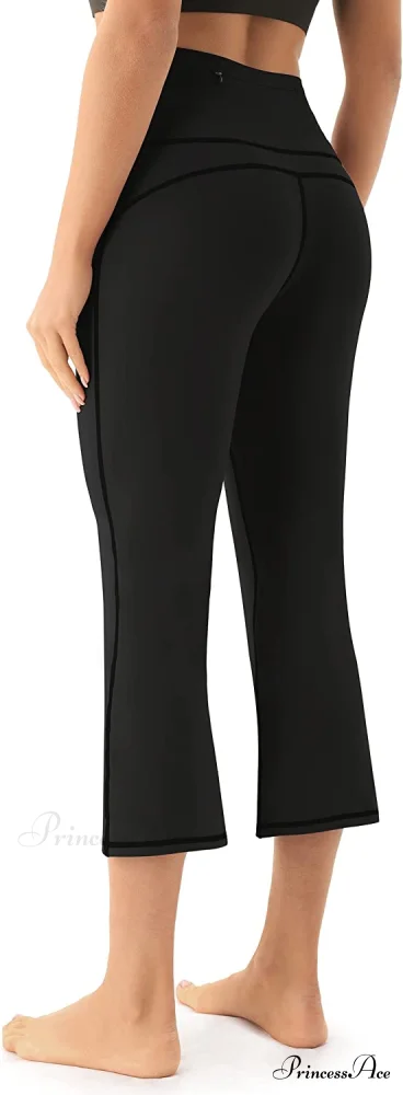 Bootcut High Waist Workout Bootleg Yoga Pants - Image 4
