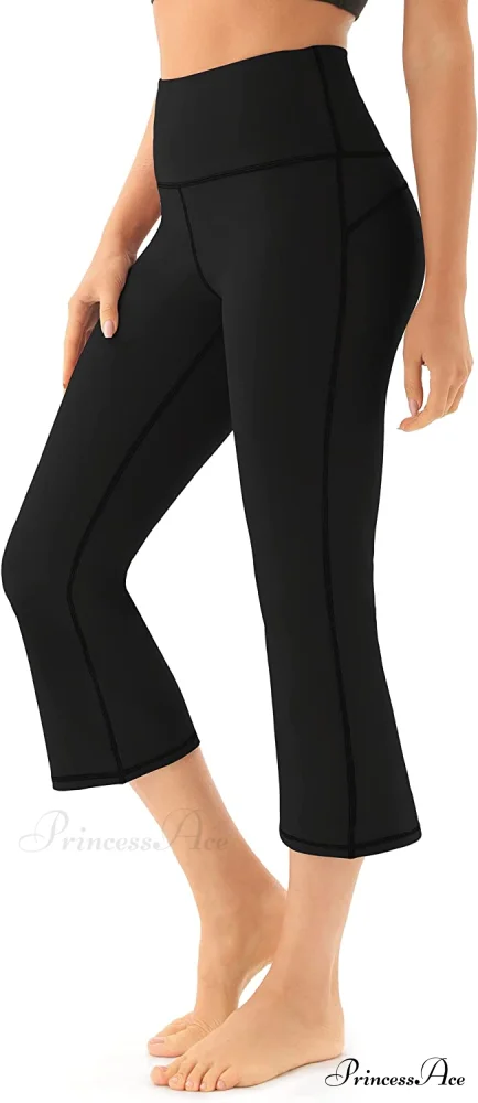 Bootcut High Waist Workout Bootleg Yoga Pants - Image 5
