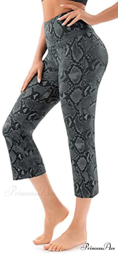 Bootcut High Waist Workout Bootleg Yoga Pants - Image 7
