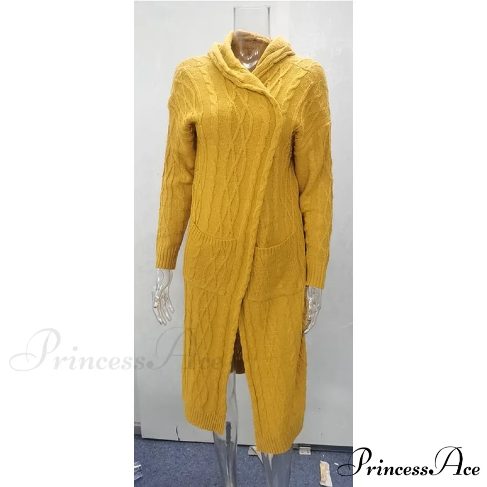 Fashion Women Cardigans Baggy Long Coat Chunky Knitted Sweater - Image 7