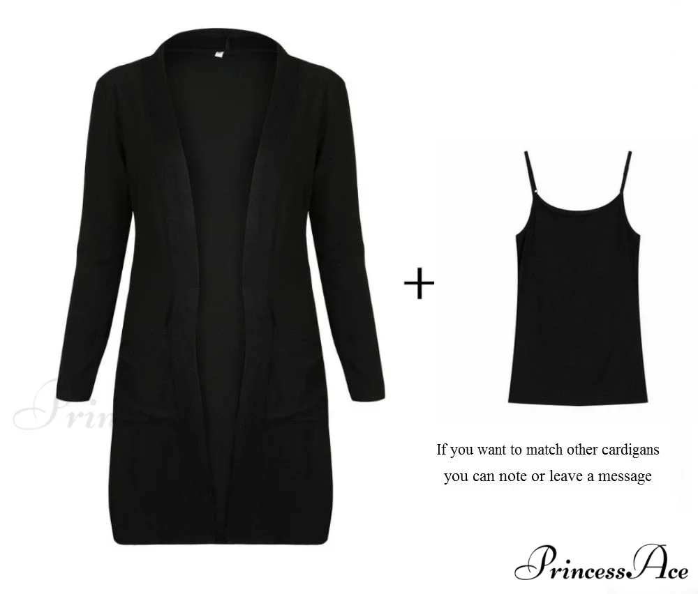 Women Long Sleeve Elegant Pocket Knitted Outerwear Sweater - Image 18