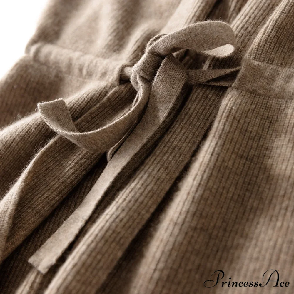 V-Neck Tie Vest Vest Women's Short Knit Cardigan - Image 4
